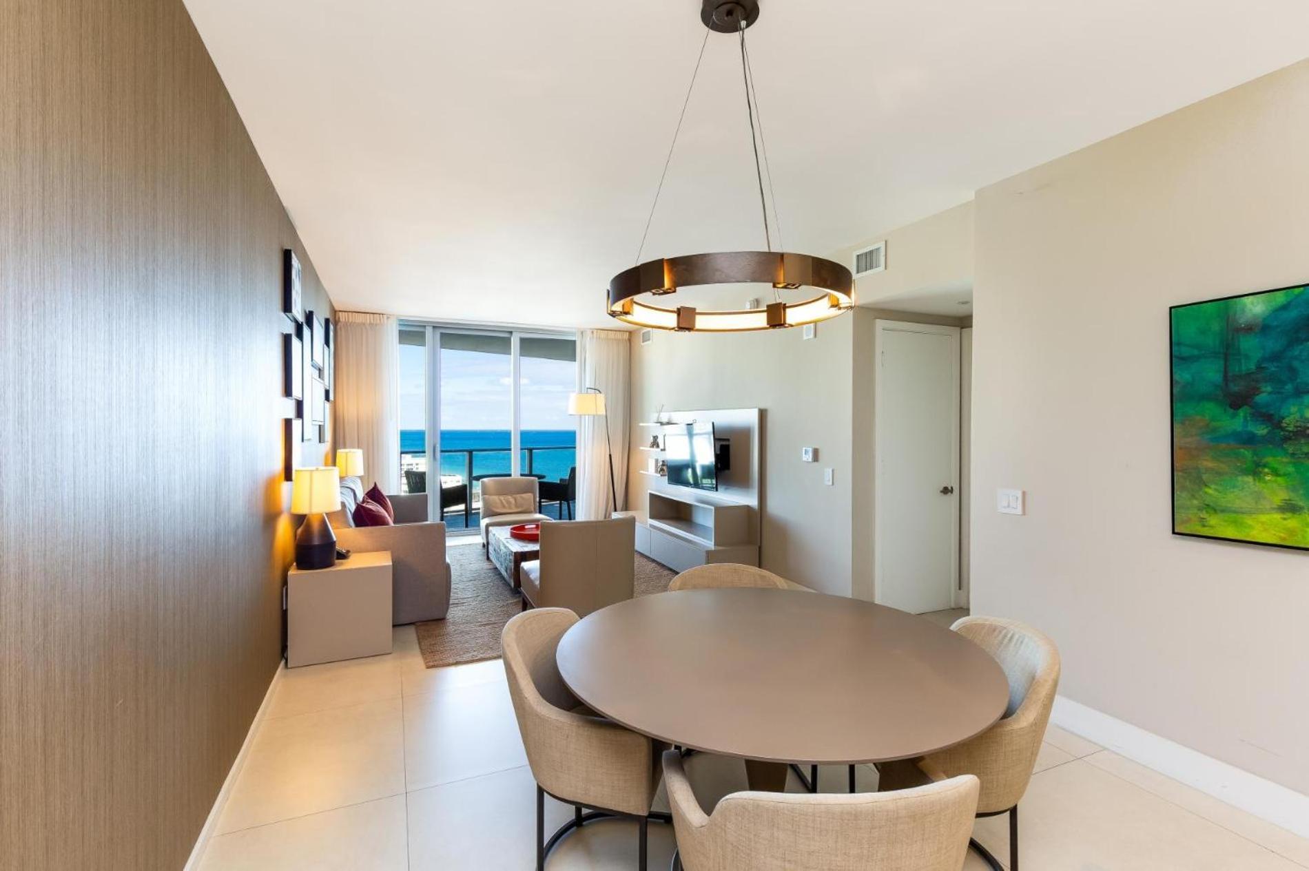 הלנדל ביץ' Ocean View 1 Bed On The Beach 19Th Floor Hollywood מראה חיצוני תמונה