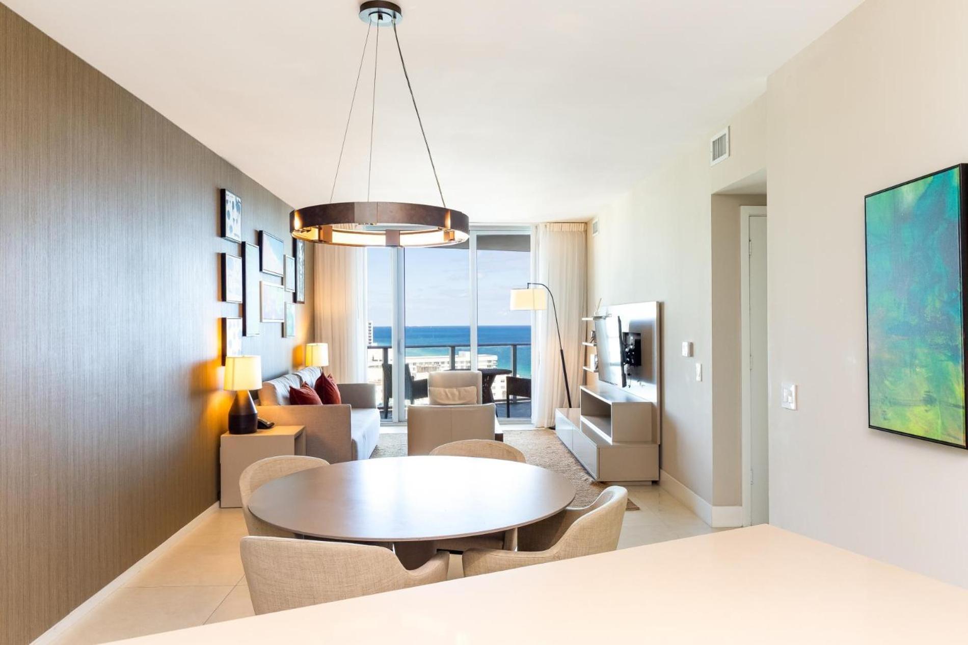 הלנדל ביץ' Ocean View 1 Bed On The Beach 19Th Floor Hollywood מראה חיצוני תמונה