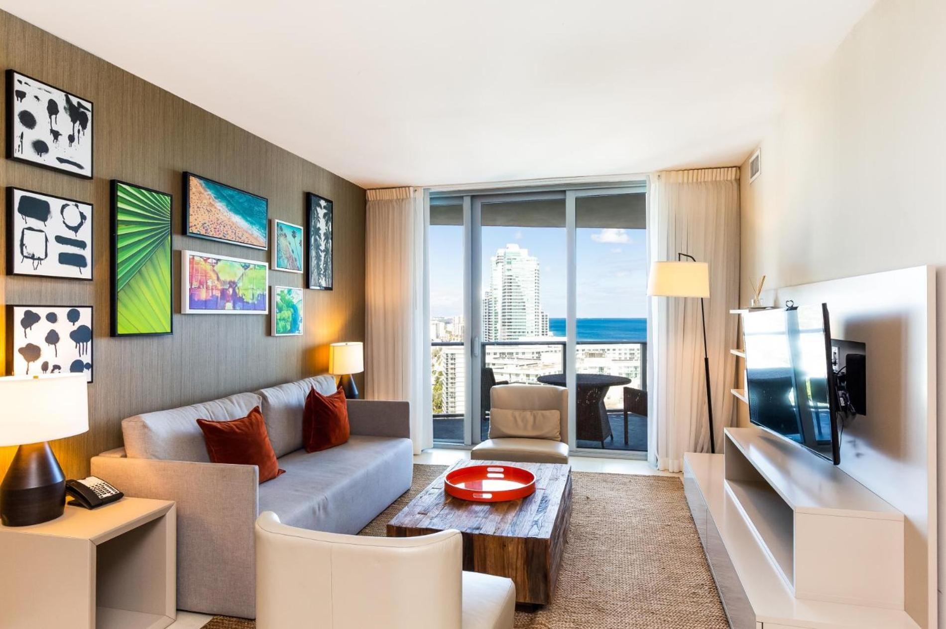 הלנדל ביץ' Ocean View 1 Bed On The Beach 19Th Floor Hollywood מראה חיצוני תמונה
