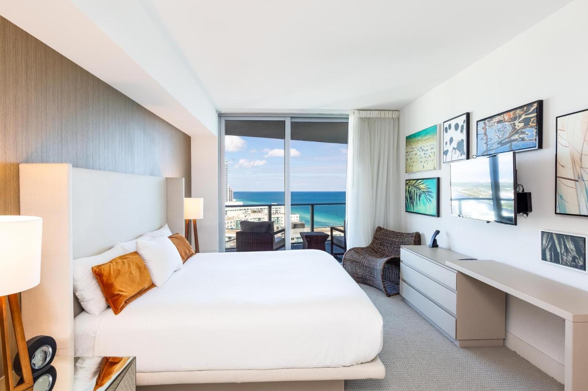 הלנדל ביץ' Ocean View 1 Bed On The Beach 19Th Floor Hollywood מראה חיצוני תמונה